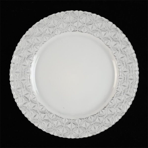 Wholesale glass charger plate PZ-047 product photo
